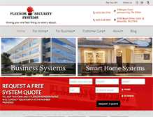 Tablet Screenshot of fleenorsecurity.com